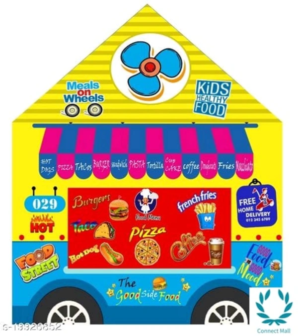  Studio Circus House Kids Tent - Free Size, Multicolor, Poly Cotton, Tent, MultiPack :1